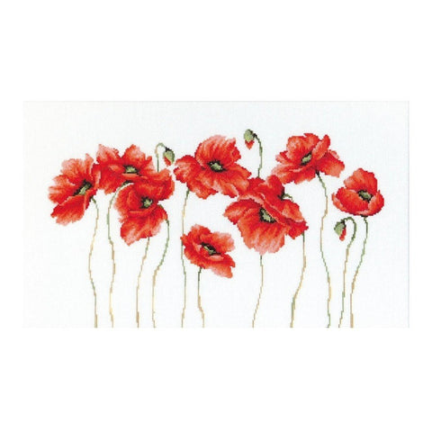 Siuvinėjimo rinkinys Luca-S Poppies SB2223 40x23.5cm - kaSiulai.lt