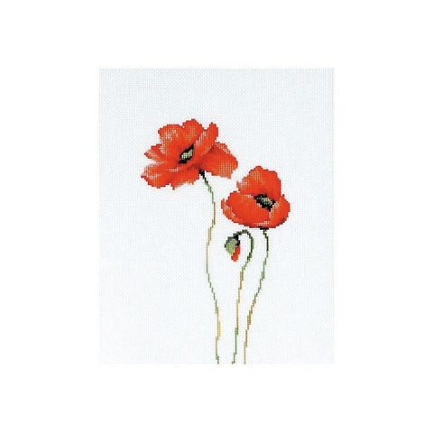 Siuvinėjimo rinkinys Luca-S Poppies SB2225 13.5x22.5cm - kaSiulai.lt