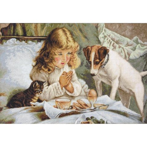 Siuvinėjimo rinkinys Luca-S Prayer SG557 33x22cm - kaSiulai.lt