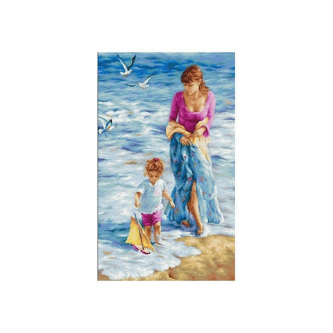 Siuvinėjimo rinkinys Luca-S Precious Moment SB531 31x51cm - kaSiulai.lt