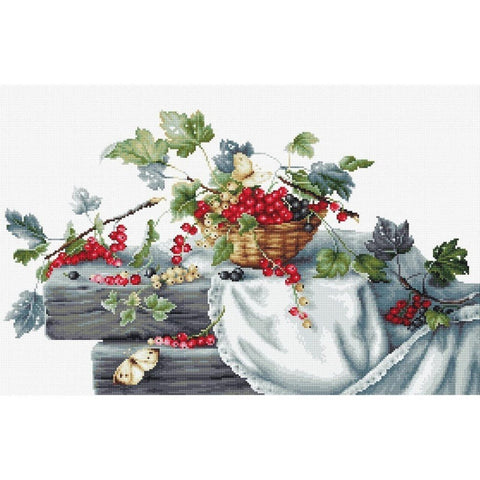 Siuvinėjimo rinkinys Luca-S Red Currants SB2262 39.5x23.5cm - kaSiulai.lt
