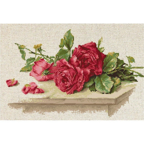 Siuvinėjimo rinkinys Luca-S Red Roses SBL22411 31x19.5cm - kaSiulai.lt
