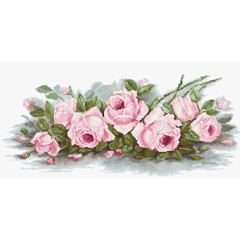 Siuvinėjimo rinkinys Luca-S Romantic Roses SB2353 31.5x13.5cm - kaSiulai.lt