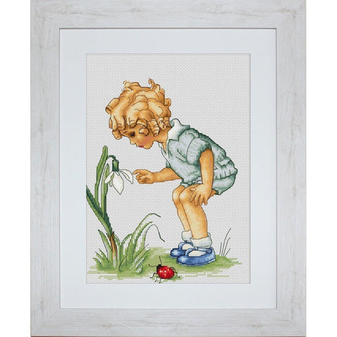 Siuvinėjimo rinkinys Luca-S Snowdrop SB1101 16x21cm - kaSiulai.lt