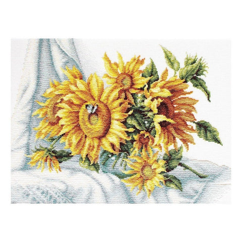 Siuvinėjimo rinkinys Luca-S Sunflowers SB2264 33.5x25.5cm - kaSiulai.lt