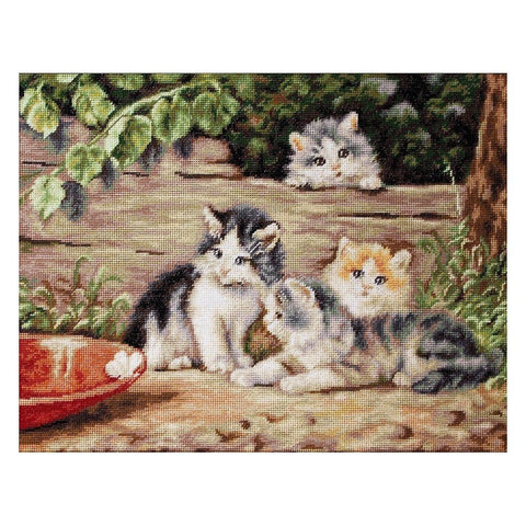 Siuvinėjimo rinkinys Luca-S The Cats SB556 36.5x28.5cm - kaSiulai.lt