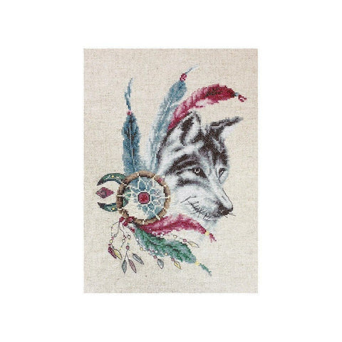 Siuvinėjimo rinkinys Luca-S The Wolf SB2305 18x25cm - kaSiulai.lt