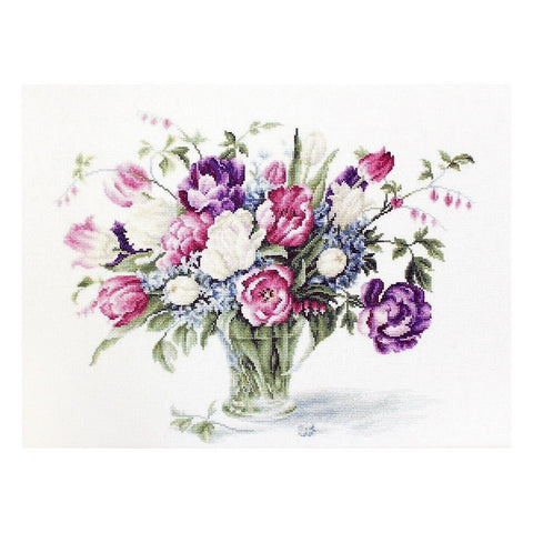 Siuvinėjimo rinkinys Luca-S Tulips SB2261 33.5x26cm - kaSiulai.lt