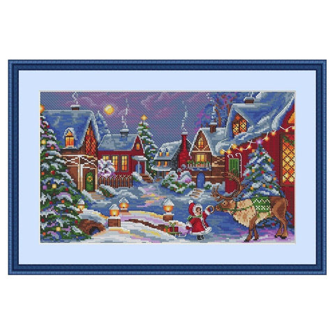 Siuvinėjimo rinkinys Merejka Christmas Guest SK75 29x17cm - kaSiulai.lt