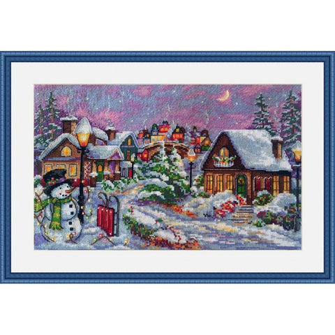Siuvinėjimo rinkinys Merejka Christmas Night SK71 30x20cm - kaSiulai.lt