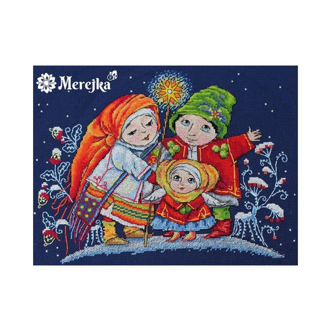 Siuvinėjimo rinkinys Merejka Christmas Star SK26 27x20cm - kaSiulai.lt