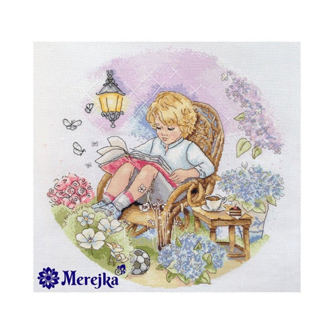 Siuvinėjimo rinkinys Merejka Fairy Garden SK18 25x25cm - kaSiulai.lt