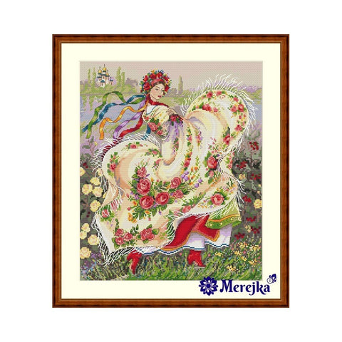 Siuvinėjimo rinkinys Merejka Festive Scarf SK15 25x30cm - kaSiulai.lt