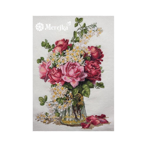 Siuvinėjimo rinkinys Merejka Roses SK39 22x32cm - kaSiulai.lt