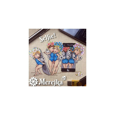 Siuvinėjimo rinkinys Merejka Selfie SK76 17x12cm - kaSiulai.lt