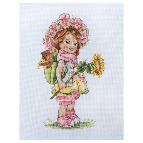 Siuvinėjimo rinkinys Merejka Summer Girl SK110 23x14cm - kaSiulai.lt