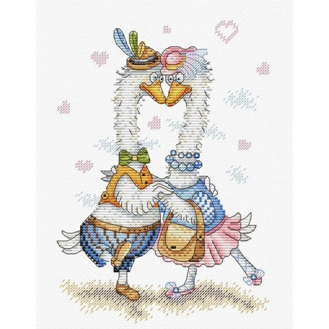 Siuvinėjimo Rinkinys MP Studija 2 Ducks SM-207 32x18cm - kaSiulai.lt