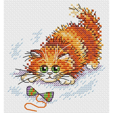 Siuvinėjimo Rinkinys MP Studija Adventurous Ginger SM-227 11x10cm - kaSiulai.lt