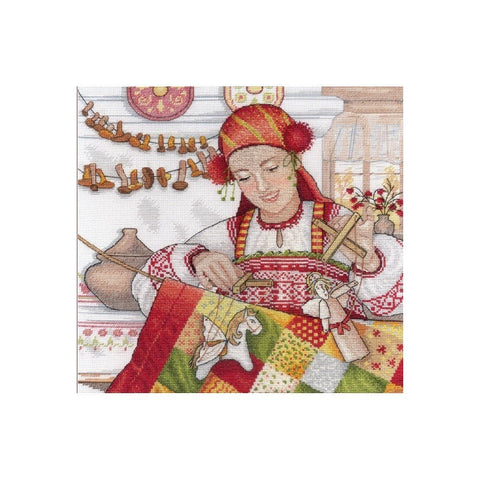 Siuvinėjimo Rinkinys MP Studija Autumn Beauty SNV-549 25x25cm - kaSiulai.lt