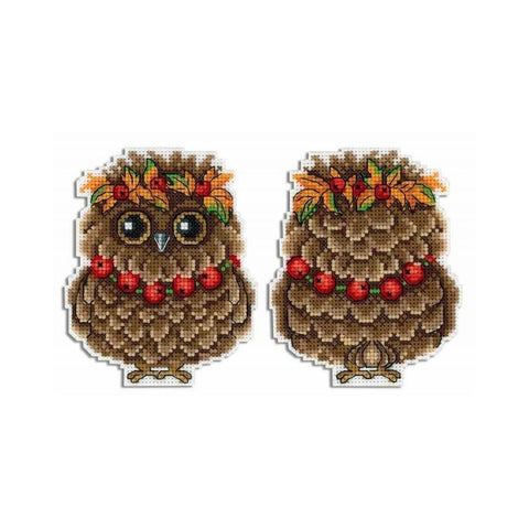 Siuvinėjimo Rinkinys MP Studija Autumn Owlet SR-342 12x9cm - kaSiulai.lt