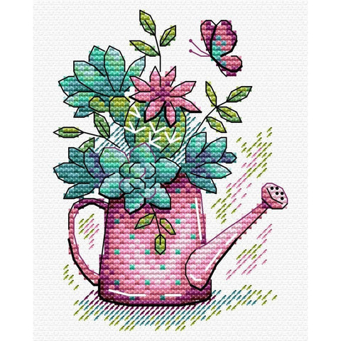 Siuvinėjimo Rinkinys MP Studija Beautiful Flowers SM-284 12x10cm - kaSiulai.lt