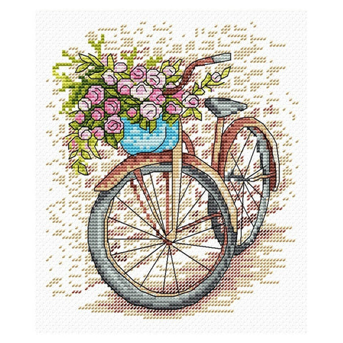 Siuvinėjimo Rinkinys MP Studija Bicycle SM-029 18x15cm - kaSiulai.lt