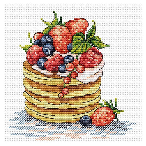 Siuvinėjimo Rinkinys MP Studija Breakfast Time SM-088 18x15cm - kaSiulai.lt