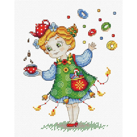 Siuvinėjimo Rinkinys MP Studija Celebration Tea SM-147 18x14cm - kaSiulai.lt