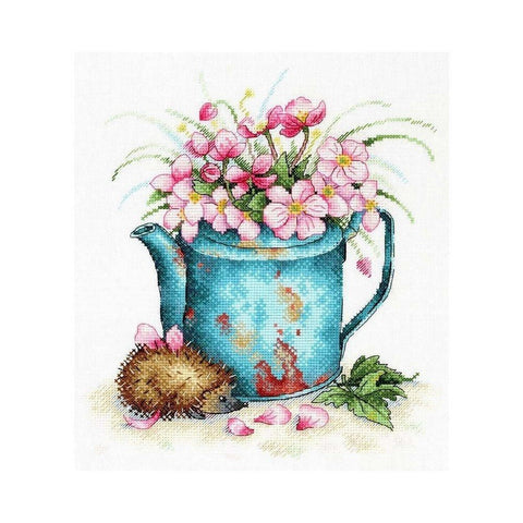 Siuvinėjimo Rinkinys MP Studija Charming Hedgehog SA-023 27x23cm - kaSiulai.lt