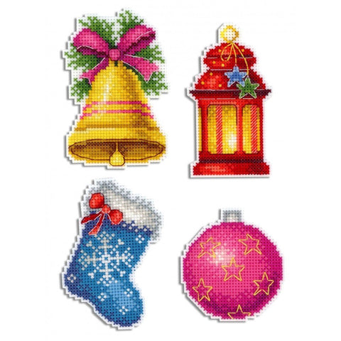 Siuvinėjimo Rinkinys MP Studija Christmas Magnets SR-461 6x9cm - kaSiulai.lt