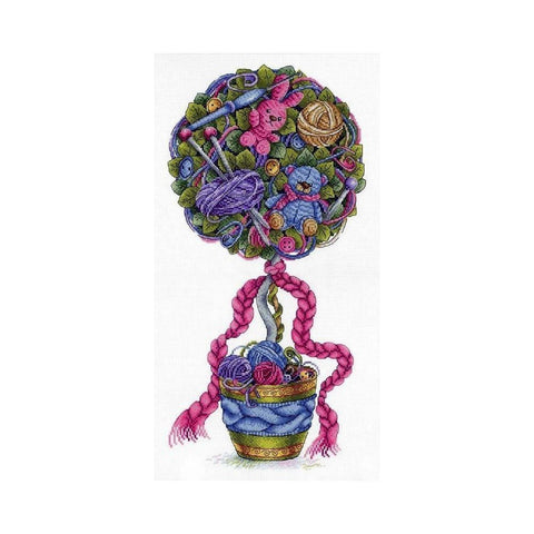 Siuvinėjimo Rinkinys MP Studija Cosiness Topiary SNV-690 36x18cm - kaSiulai.lt