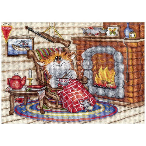 Siuvinėjimo Rinkinys MP Studija Cozy Evening SNV-521 17x24cm - kaSiulai.lt