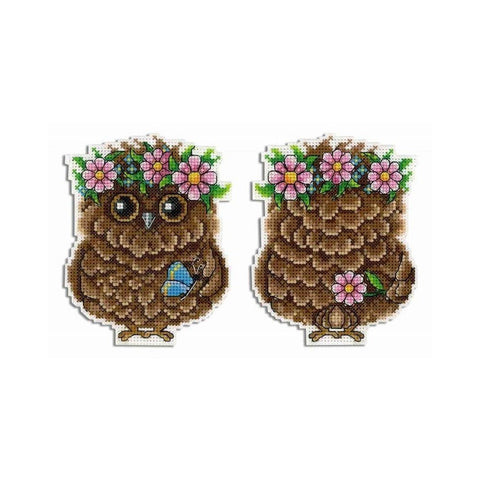 Siuvinėjimo Rinkinys MP Studija Cute Owlet SR-344 12x9cm - kaSiulai.lt