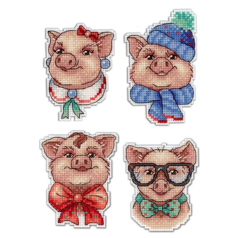 Siuvinėjimo Rinkinys MP Studija Cute Piggies. Magnets SR-279 9x6cm - kaSiulai.lt