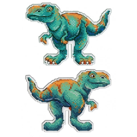 Siuvinėjimo Rinkinys MP Studija Dinosaurs - Tyrannosaurus SR-271 10x13cm - kaSiulai.lt