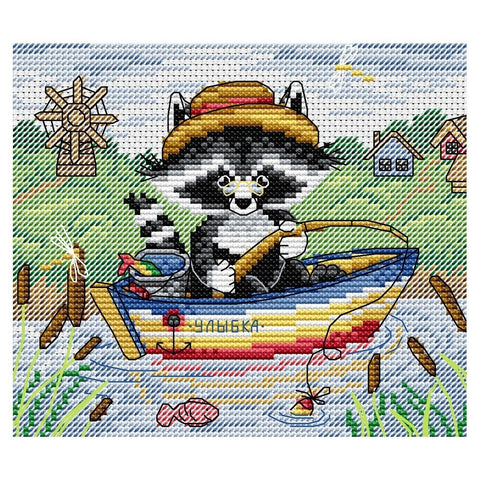 Siuvinėjimo Rinkinys MP Studija (Discontinued) Fishing SM-062 13x15cm - kaSiulai.lt