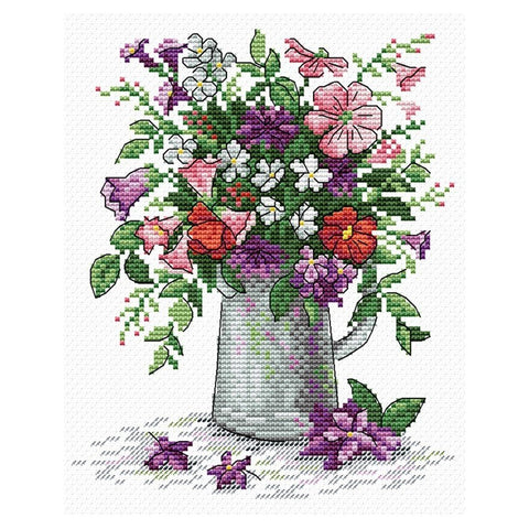 Siuvinėjimo Rinkinys MP Studija Flower Lightness SM-075 22x18cm - kaSiulai.lt