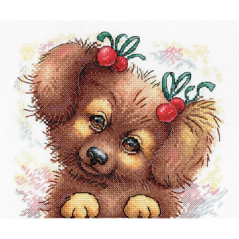 Siuvinėjimo Rinkinys MP Studija Fluffy Beauty SA-014 17x19cm - kaSiulai.lt