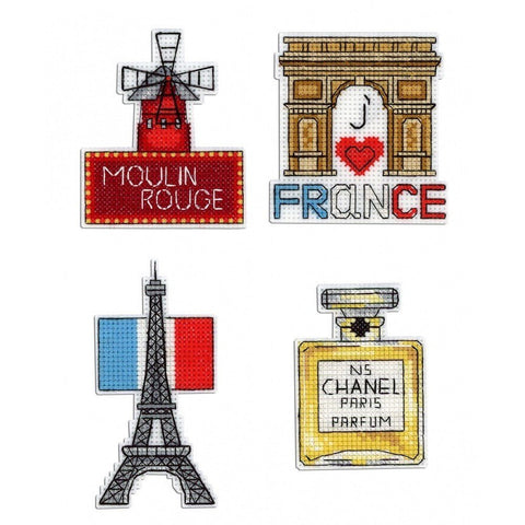 Siuvinėjimo Rinkinys MP Studija France - Magnets SR-306 7x5cm - kaSiulai.lt