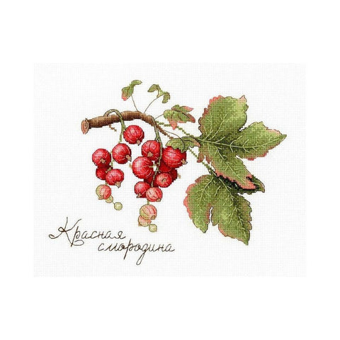 Siuvinėjimo Rinkinys MP Studija Gifts of Nature. Red Currant SNV-695 15x20cm - kaSiulai.lt