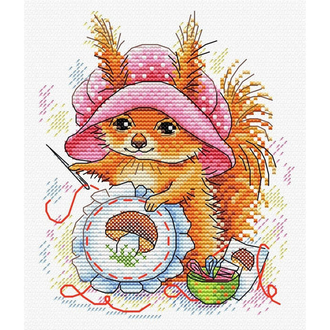 Siuvinėjimo Rinkinys MP Studija Ginger Embroideress SM-286 16x14cm - kaSiulai.lt