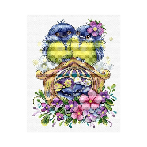 Siuvinėjimo Rinkinys MP Studija Happy Family SM-397 23x18cm - kaSiulai.lt