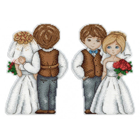 Siuvinėjimo Rinkinys MP Studija Husband & Wife SR-276 19x13cm - kaSiulai.lt