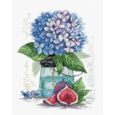 Siuvinėjimo Rinkinys MP Studija Hydrangea SM-138 25x18cm - kaSiulai.lt