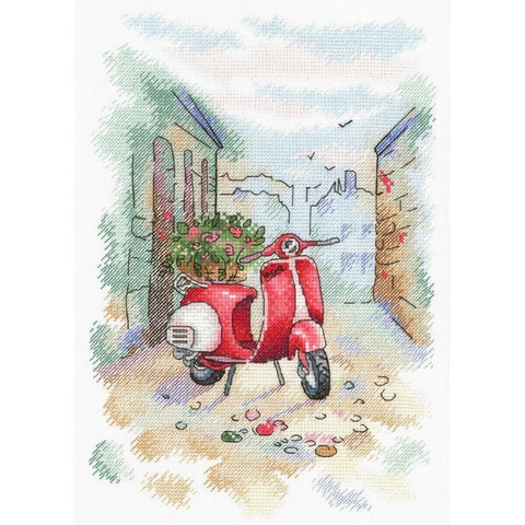 Siuvinėjimo Rinkinys MP Studija Italian Patio SA-010 25x18cm - kaSiulai.lt