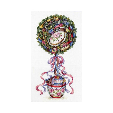 Siuvinėjimo Rinkinys MP Studija Joy Topiary SNV-691 36x18cm - kaSiulai.lt