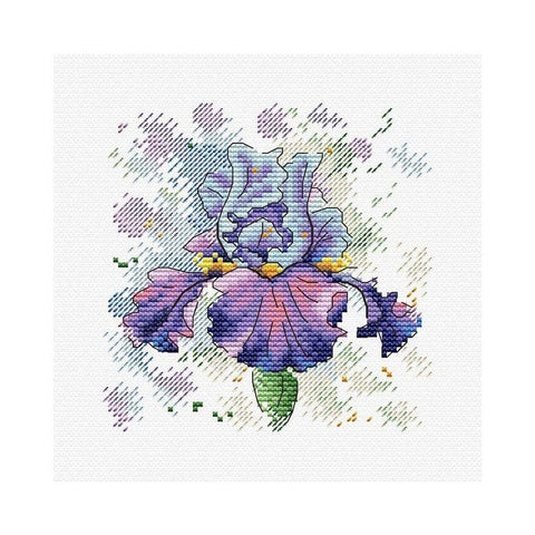 Siuvinėjimo Rinkinys MP Studija Lush Iris SM-383 12x12cm - kaSiulai.lt