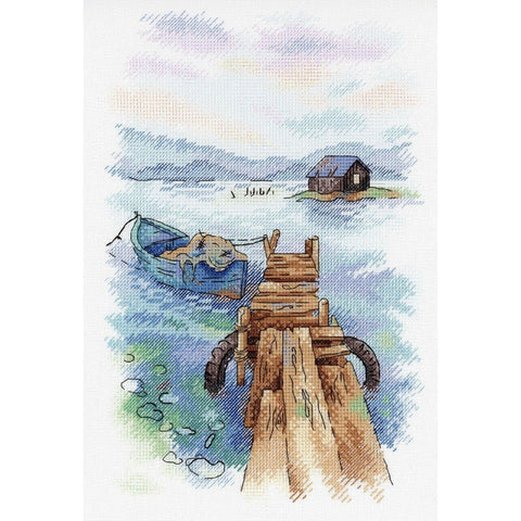 Siuvinėjimo Rinkinys MP Studija Morning at the Quay SA-007 25x18cm - kaSiulai.lt