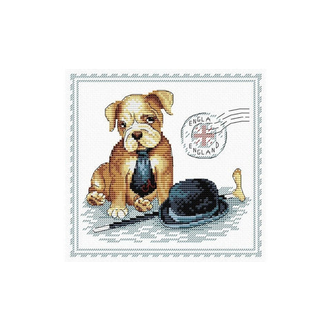 Siuvinėjimo Rinkinys MP Studija My Best Friend. England SM-068 18x18cm - kaSiulai.lt