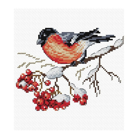 Siuvinėjimo Rinkinys MP Studija On the Snowing Branch SM-056 15x18cm - kaSiulai.lt